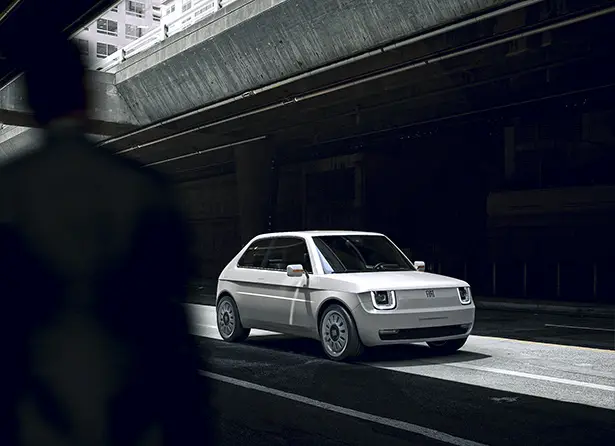 Fiat 126 Vision Redesigns Classic Fiat 126 for Millennial Generation by MA-DE Design