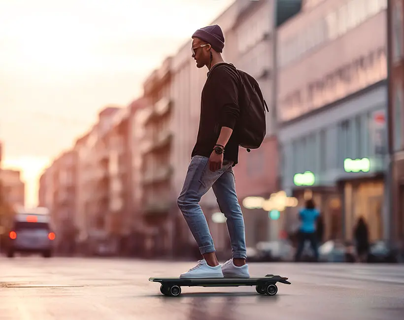 CLAY N1 Electric Skateboard by Noah Lei