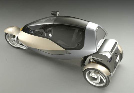 clever three wheeler vehicle concept