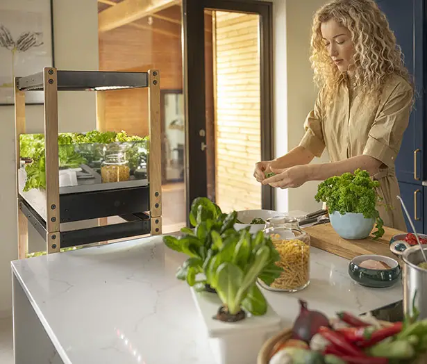 Click & Grow 25 Self-Growing Garden Provides Healthy Food and a Touch of Nature in Your Home
