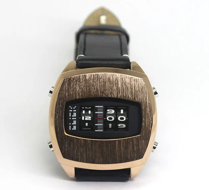 Futuristic Click Drum Watch