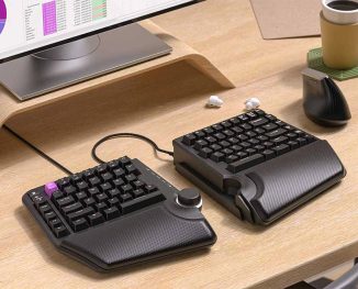 Ergonomic Cloud Nine ErgoTKL Offers A Programmable Split Mechanical Keyboard for Comfortable Typing