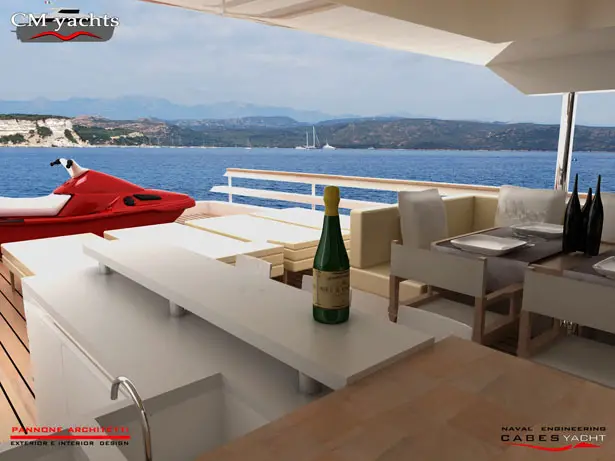 Nethuns 80 Yacht Features Spacious Interiors and Large Outdoor Areas