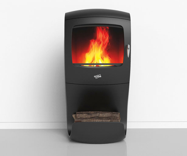 Godin Cobra Wood Stove by Jerome Olivet