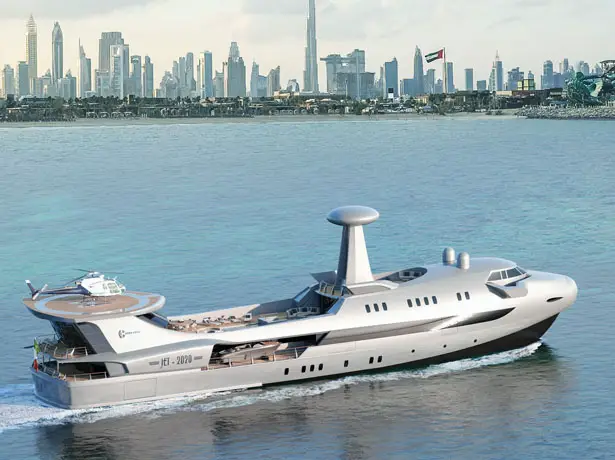 CODECASA JET 2020 Superyacht Looks Like a Jumbo Jet of The Ocean