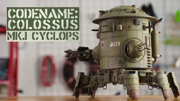 Codename Colossus Mk.I Cyclops - Electronic Walking Tank Model