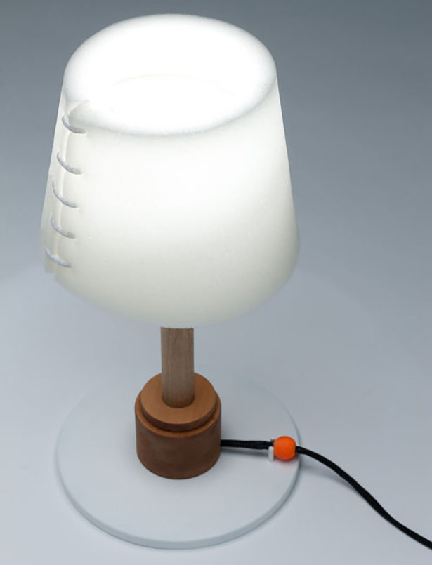 Collapse Lamp by Hayo Gebauer