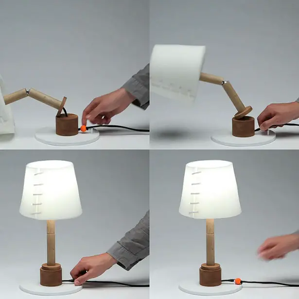 Collapse Lamp by Hayo Gebauer