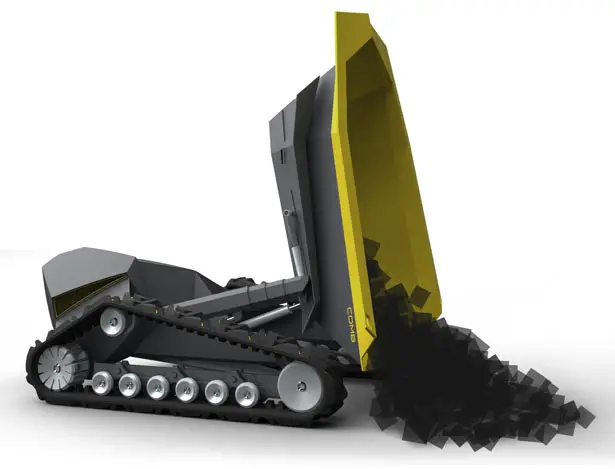 COMB Dumper for Construction Building Industry by Rostyslav Akselrud and Philip Schütz