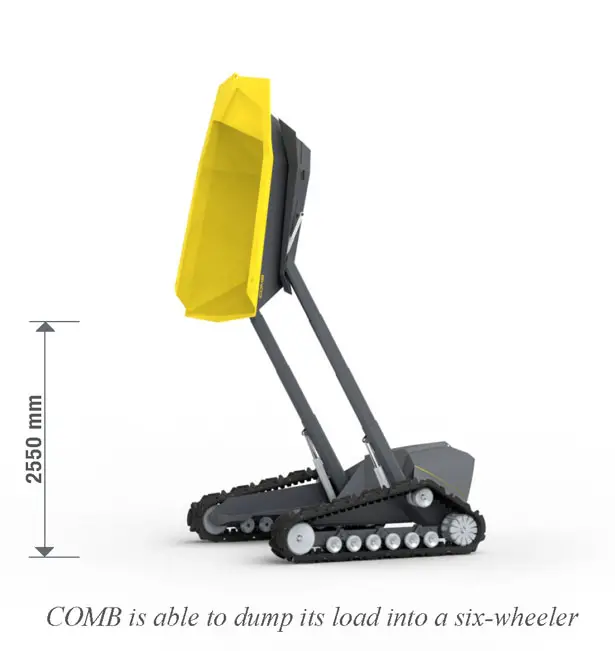 COMB Dumper for Construction Building Industry by Rostyslav Akselrud and Philip Schütz