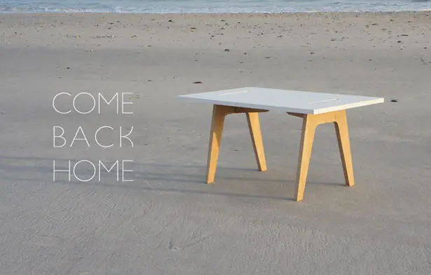 Come Back Home Table by Clément Brouillat