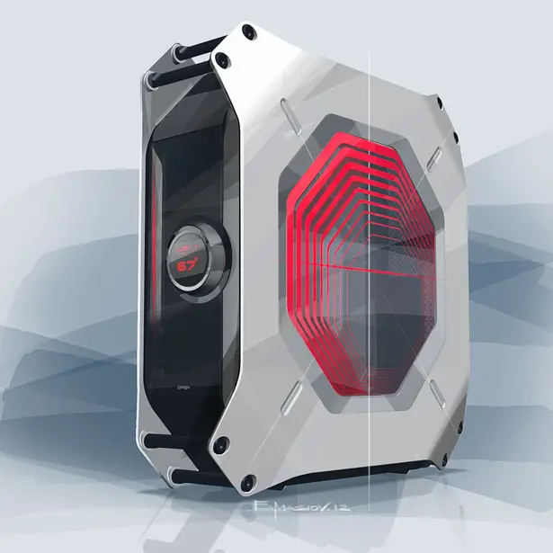 Compact Gaming PC Design for AS Rock by BMW Group DesignworksUSA