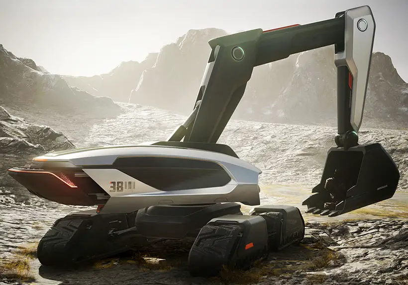 CONCEPT-X Excavator by Doosan Infracore