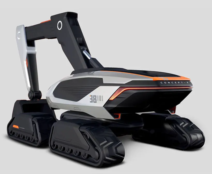 CONCEPT-X Excavator by Doosan Infracore