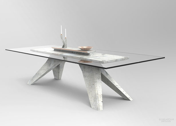 Concrete Living by Delatour Design Lab