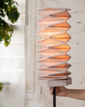 Conductive Origami Lamp by Yael Akirav