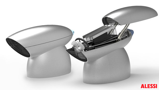 Conique Concept Toaster Looks Like An Alien Weapon by Fraser Leid