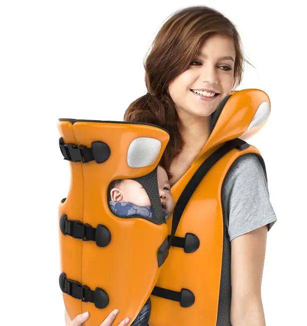 Connect Life Jacket Designed Specially for A Parent and A Baby
