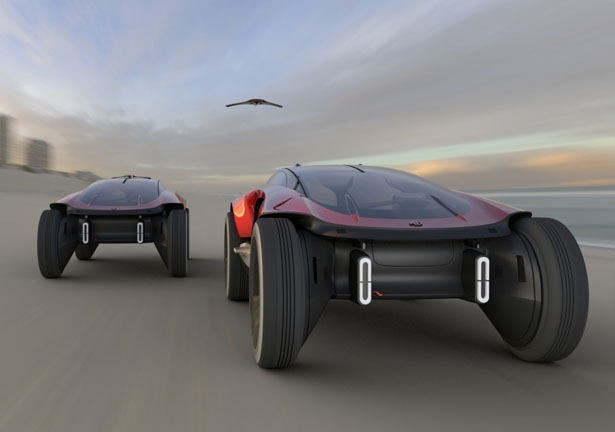 Consol-e Concept Car by Kenny Gan for SAIC Design Challenge