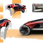 Consol-e Concept Car by Kenny Gan for SAIC Design Challenge