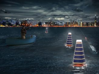 ConSoLight Solar Powered Floating Sea Lantern Concept for Fishing