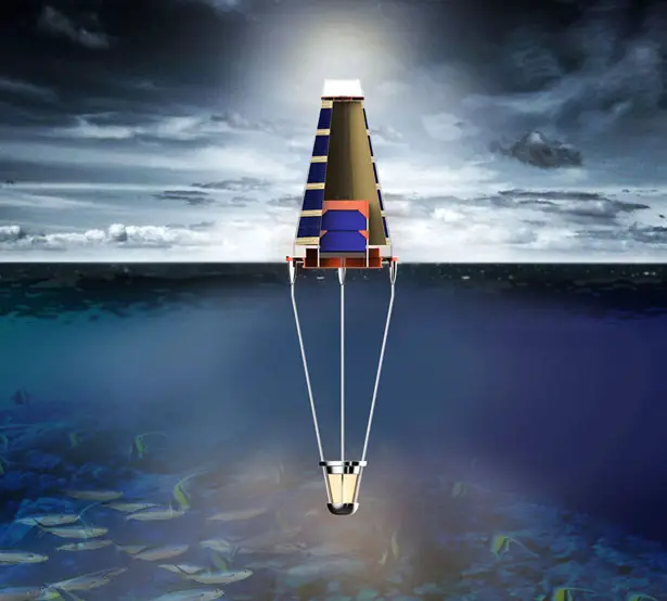 ConSoLight solar powered floating sea lantern by Hakan Gursu of DesignNobis
