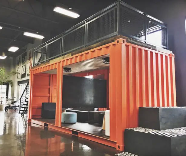 Custom Container Office Space by RAREdesignco