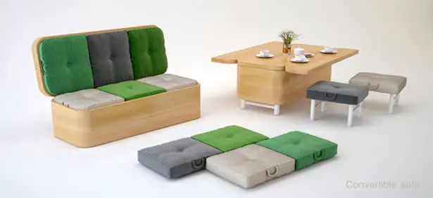 Convertible Sofa by Julia Kononenko