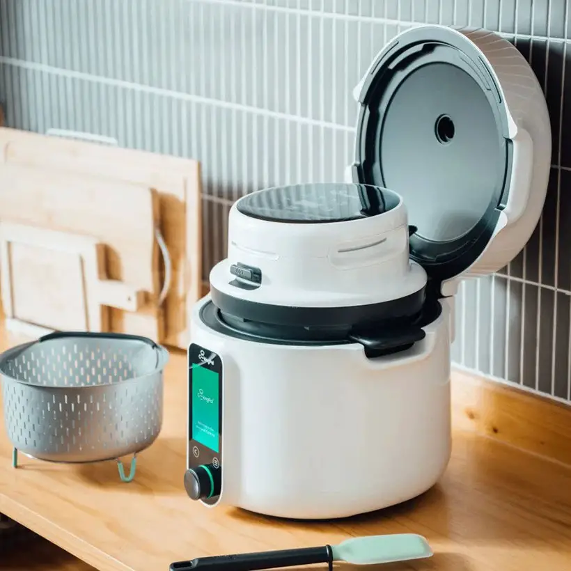 CookingPal Pronto Pressure Cooker Works with Alto Smart Air Fryer Lid