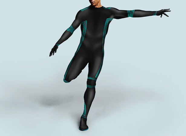 Cooling Body Suit for A Sports Player to Stay Cool