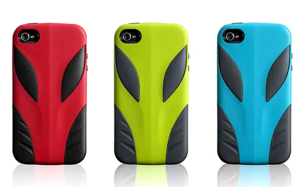 COOLOUS Alien iPhone 4 Case With Interchangeable Skin