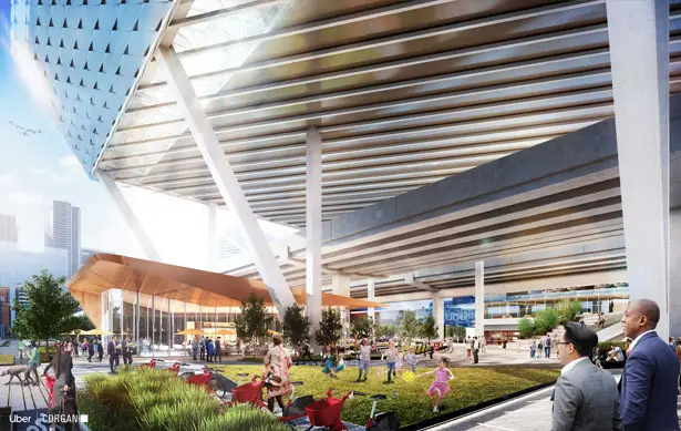 Corgan CONNECT | EVOLVED Concept Proposal for Uber Air Skyport