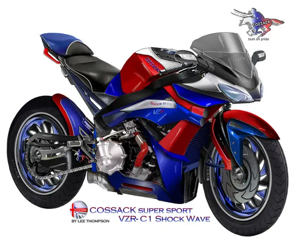 COSSACK VZR-C1 ShockWave Motorcycle by Lee Thompson