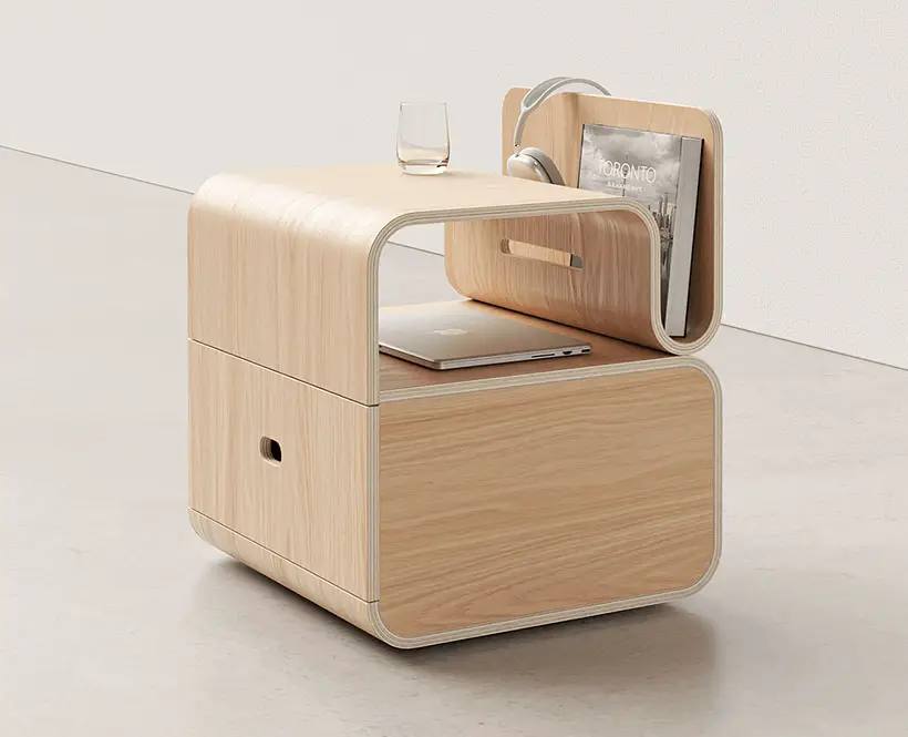 Cozy Nightstand by Teixeira Design Studio