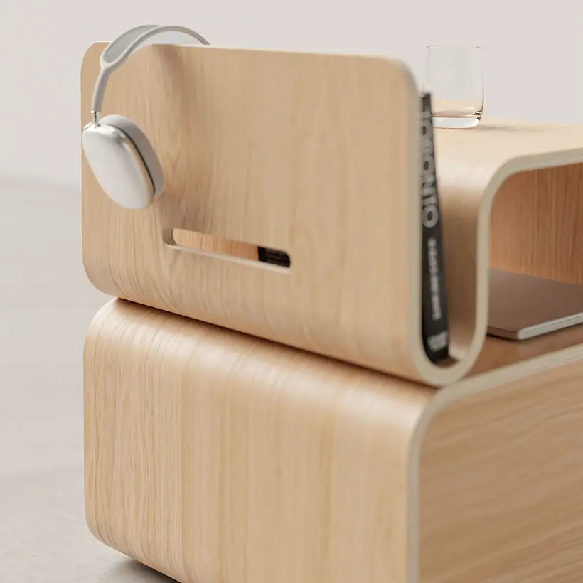 Cozy Nightstand by Teixeira Design Studio