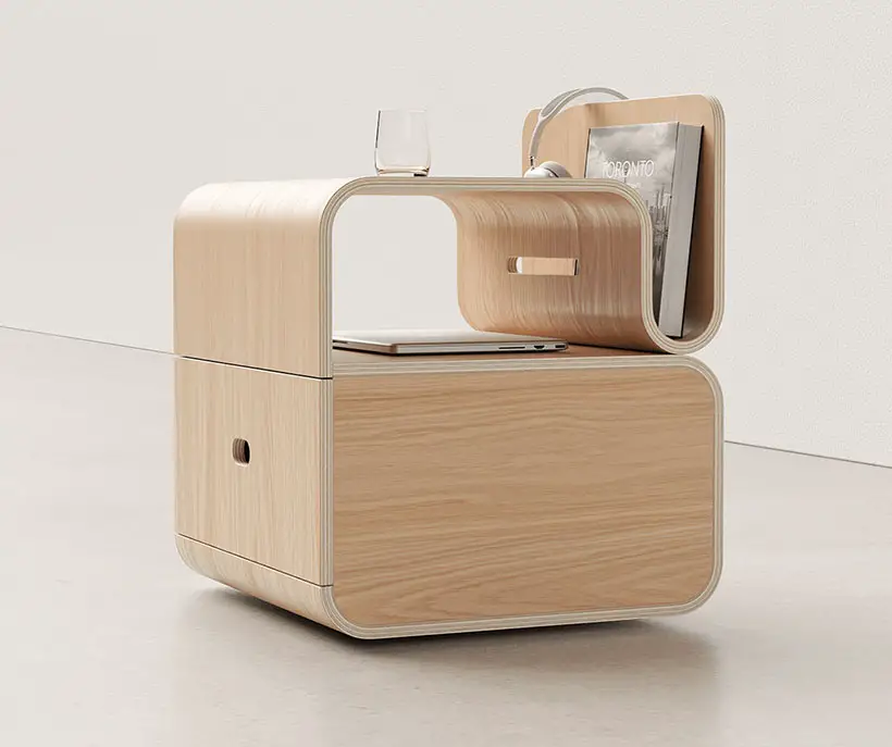 Cozy Nightstand by Teixeira Design Studio