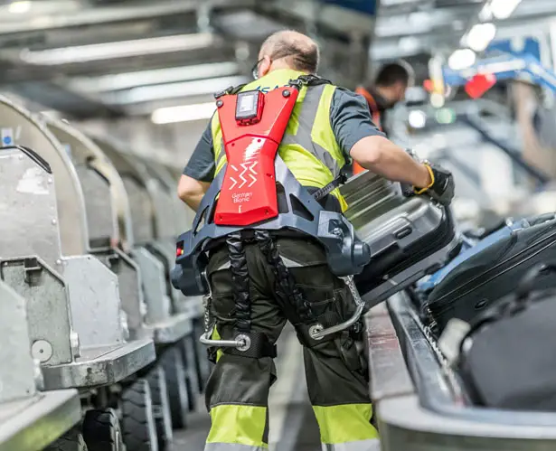 Cray X Exoskeleton - Ultralight Carbon Fiber Smart Power Suit to Support Lifting Heavy Loads by German Bionic