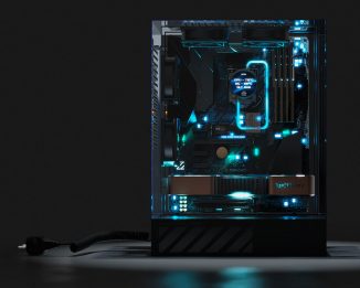 Futuristic Crystal PC Case Concept by Alex Casabo