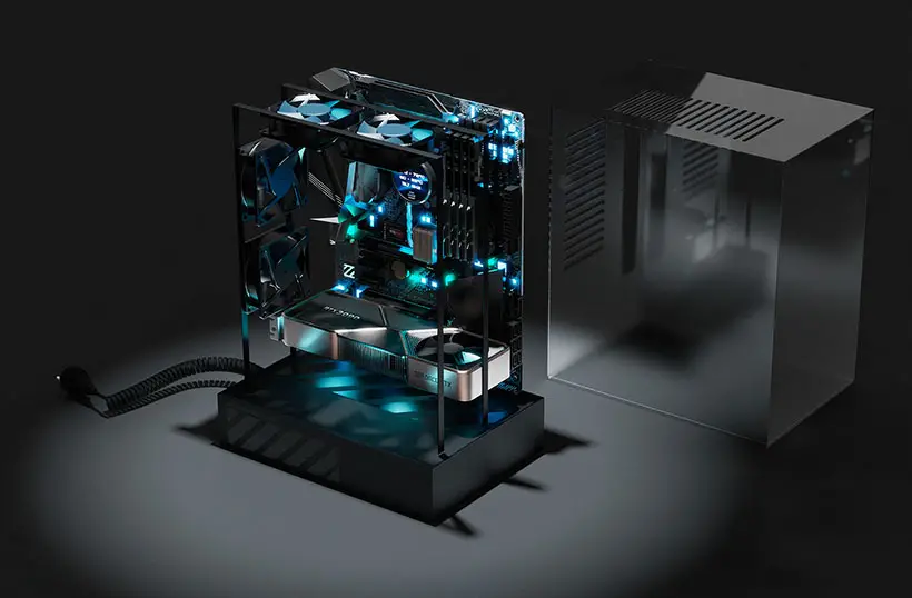 Crystal PC Case Concept by Alex Casabo