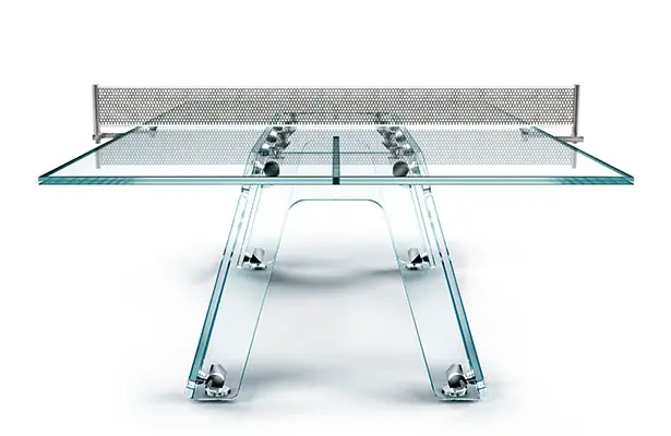 Lungolinea Crystal Ping Pong Table by Adriano Design for Calma e Gesso