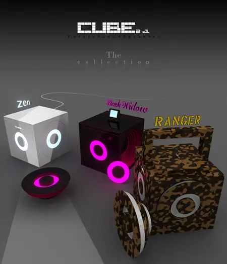 cube future sound speakers