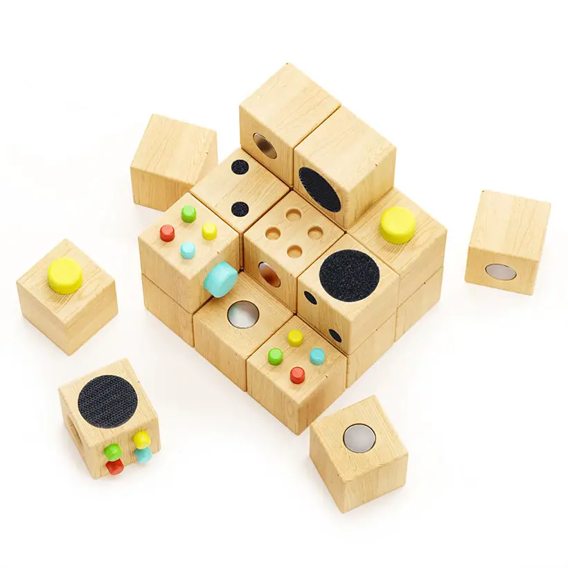 Cubecor Wooden Construction Toy by Esmail Ghadrdani