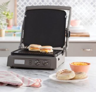 Cuisinart GR-150 Reversible Grill (Pan and Griddle) Allows Up to Six Ways to Cook Your Meal