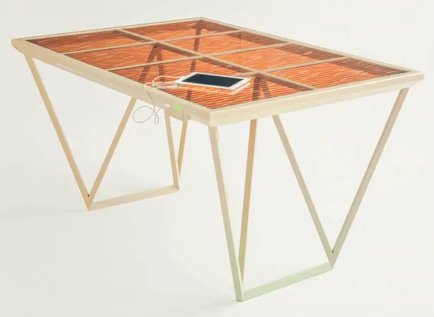 Current Table by Marjan van Aubel