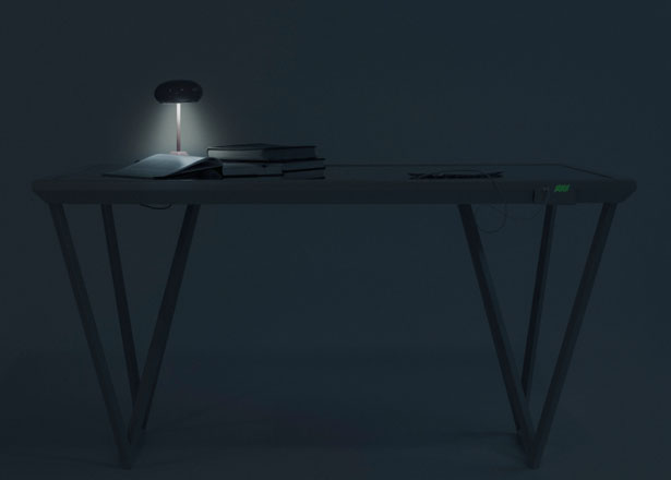 Current Table Features Dye Synthesized Solar Cell on Its Surface