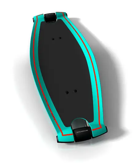 curve skateboard concept