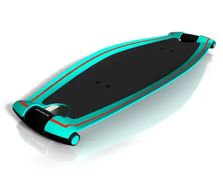 curve skateboard concept