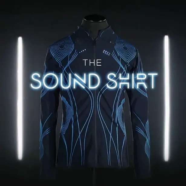 The Sound Shirt for The Deaf or Hearing Impaired by CuteCircuit