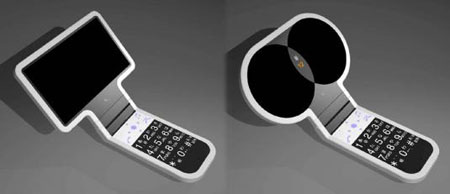 cuusoo detachable screen cell phone concept