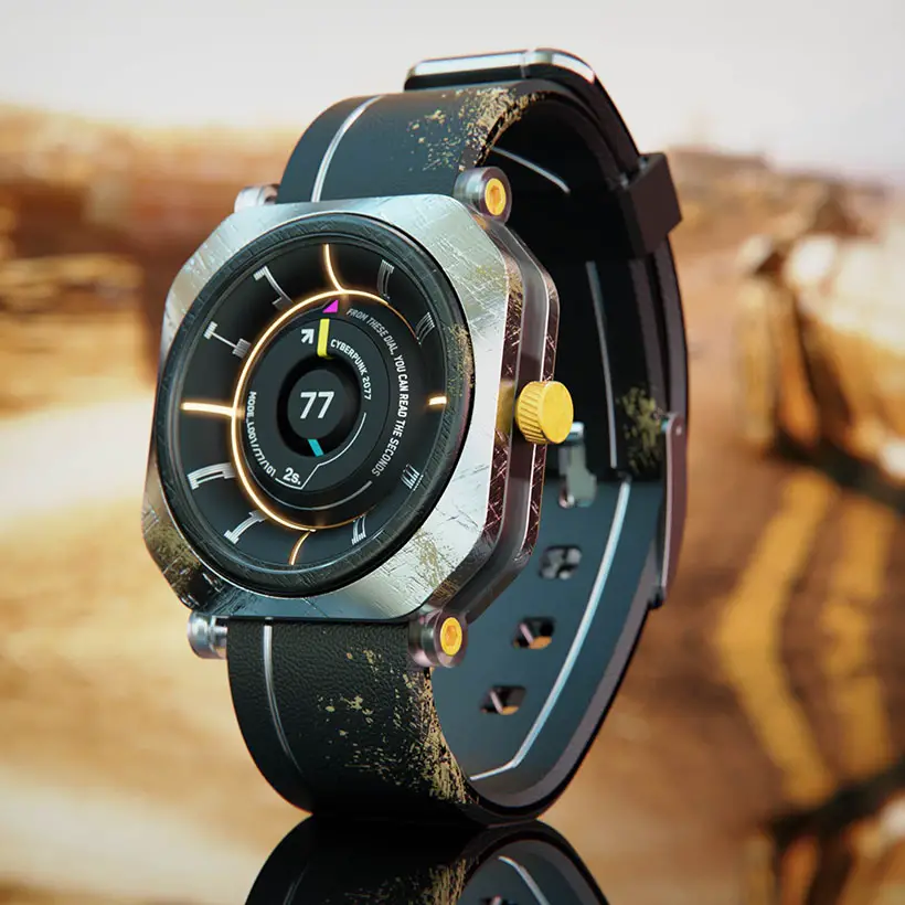 Cyberpunk Concept Watch by 2s.design